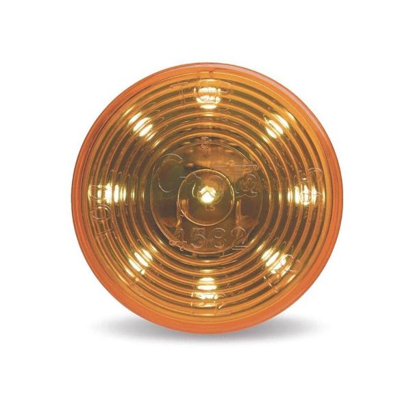 Round LED light yellow 2